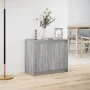 Aparador con LED madera de ingeniería gris Sonoma 72x34x61 cm de , Aparadores - Ref: Foro24-852178, Precio: 78,44 €, Descuent...