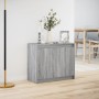 Aparador con LED madera de ingeniería gris Sonoma 72x34x61 cm de , Aparadores - Ref: Foro24-852178, Precio: 79,69 €, Descuent...