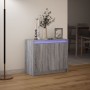 Aparador con LED madera de ingeniería gris Sonoma 72x34x61 cm de , Aparadores - Ref: Foro24-852178, Precio: 79,69 €, Descuent...