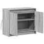 Aparador con LED madera de ingeniería gris Sonoma 72x34x61 cm de , Aparadores - Ref: Foro24-852178, Precio: 78,44 €, Descuent...