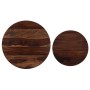 Set de mesas de centro 2 uds madera maciza de acacia 60x35 cm en Mesas de centro | Comprar online en Foru.es