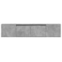 Mueble de TV de pared con luz LED gris hormigón 180x31x39,5 cm de , Muebles TV - Ref: Foro24-3307957, Precio: 138,96 €, Descu...