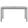 Set de comedor de jardín 5 piezas madera maciza de acacia gris de , Conjuntos de jardín - Ref: Foro24-45940, Precio: 423,14 €...