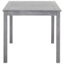 Set de comedor de jardín 5 piezas madera maciza de acacia gris de , Conjuntos de jardín - Ref: Foro24-45940, Precio: 423,14 €...