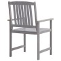 Set de comedor de jardín 5 piezas madera maciza de acacia gris de , Conjuntos de jardín - Ref: Foro24-45940, Precio: 423,14 €...
