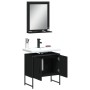 Juego de muebles de baño 2 pzas madera de ingeniería negro de , Muebles de baño - Ref: Foro24-3214334, Precio: 84,95 €, Descu...
