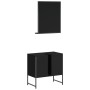 Juego de muebles de baño 2 pzas madera de ingeniería negro de , Muebles de baño - Ref: Foro24-3214334, Precio: 84,95 €, Descu...