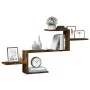 Estante de pared madera ingeniería roble ahumado 104x15x49 cm de , Estantes y estanterías - Ref: Foro24-853204, Precio: 29,12...