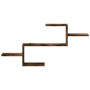 Estante de pared madera ingeniería roble ahumado 104x15x49 cm de , Estantes y estanterías - Ref: Foro24-853204, Precio: 26,10...