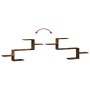 Estante de pared madera ingeniería roble ahumado 104x15x49 cm de , Estantes y estanterías - Ref: Foro24-853204, Precio: 26,10...