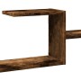 Estante de pared madera ingeniería roble ahumado 104x15x49 cm de , Estantes y estanterías - Ref: Foro24-853204, Precio: 26,10...