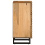 Aparador de madera maciza de mango rugosa 40x34x75 cm de , Taquillas y armarios de almacenamiento - Ref: Foro24-377549, Preci...