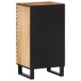 Aparador de madera maciza de mango rugosa 40x34x75 cm de , Taquillas y armarios de almacenamiento - Ref: Foro24-377549, Preci...