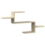 Estante de pared madera ingeniería roble Sonoma 104x15x49 cm de , Estantes y estanterías - Ref: Foro24-853202, Precio: 31,02 ...