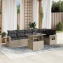 Set de sofás de jardín 7 pzas con cojines ratán PE gris claro de , Conjuntos de jardín - Ref: Foro24-3267922, Precio: 541,28 ...