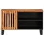 Mueble de TV madera maciza de acacia 80x34x46 cm de , Almacenamiento para CD y DVD - Ref: Foro24-377510, Precio: 78,49 €, Des...