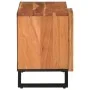 Mueble de TV madera maciza de acacia 80x34x46 cm de , Almacenamiento para CD y DVD - Ref: Foro24-377510, Precio: 78,49 €, Des...
