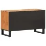 Mueble de TV madera maciza de acacia 80x34x46 cm de , Almacenamiento para CD y DVD - Ref: Foro24-377510, Precio: 78,49 €, Des...