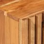 Mueble de TV madera maciza de acacia 80x34x46 cm de , Almacenamiento para CD y DVD - Ref: Foro24-377510, Precio: 78,49 €, Des...