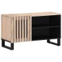 Mueble de TV madera maciza de mango 80x34x46 cm de , Almacenamiento para CD y DVD - Ref: Foro24-377512, Precio: 63,59 €, Desc...