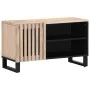 Mueble de TV madera maciza de mango 80x34x46 cm de , Almacenamiento para CD y DVD - Ref: Foro24-377512, Precio: 62,93 €, Desc...