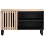 Mueble de TV madera maciza de mango 80x34x46 cm de , Almacenamiento para CD y DVD - Ref: Foro24-377512, Precio: 63,59 €, Desc...