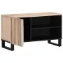 Mueble de TV madera maciza de mango 80x34x46 cm de , Almacenamiento para CD y DVD - Ref: Foro24-377512, Precio: 62,93 €, Desc...