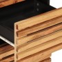 Aparador de madera maciza acacia 40x34x75 cm de , Taquillas y armarios de almacenamiento - Ref: Foro24-377550, Precio: 91,06 ...