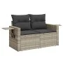 Set de sofás de jardín 6 pzas y cojines ratán sintético gris de , Conjuntos de jardín - Ref: Foro24-3267872, Precio: 439,42 €...