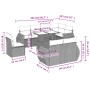 Set muebles jardín 9 pzas y cojines ratán sintético gris claro de , Conjuntos de jardín - Ref: Foro24-3268672, Precio: 797,90...