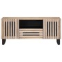 Mueble de TV madera maciza de mango 100x34x46 cm de , Almacenamiento para CD y DVD - Ref: Foro24-377507, Precio: 84,68 €, Des...