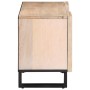 Mueble de TV madera maciza de mango 100x34x46 cm de , Almacenamiento para CD y DVD - Ref: Foro24-377507, Precio: 84,68 €, Des...