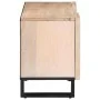 Mueble de TV madera maciza de mango 100x34x46 cm de , Almacenamiento para CD y DVD - Ref: Foro24-377507, Precio: 83,79 €, Des...