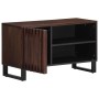 Mueble de TV madera maciza mango marrón 80x34x46 cm de , Almacenamiento para CD y DVD - Ref: Foro24-377511, Precio: 64,52 €, ...