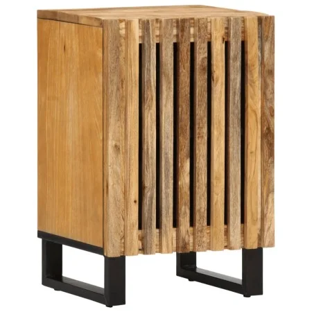 Armario de baño madera maciza de mango 38x34x58 cm de , Muebles de baño - Ref: Foro24-377539, Precio: 75,12 €, Descuento: %