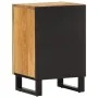 Armario de baño madera maciza de mango 38x34x58 cm de , Muebles de baño - Ref: Foro24-377539, Precio: 75,12 €, Descuento: %