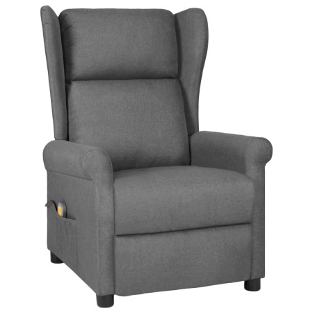 Sillón de masaje tela gris claro de , Sillones de masaje eléctricos - Ref: Foro24-348516, Precio: 262,23 €, Descuento: %