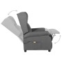 Sillón de masaje tela gris claro de , Sillones de masaje eléctricos - Ref: Foro24-348516, Precio: 262,23 €, Descuento: %