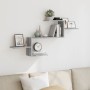 Estante de pared madera ingeniería gris Sonoma 104x15x49 cm de , Estantes y estanterías - Ref: Foro24-853205, Precio: 31,77 €...