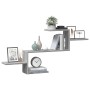 Estante de pared madera ingeniería gris Sonoma 104x15x49 cm de , Estantes y estanterías - Ref: Foro24-853205, Precio: 31,77 €...