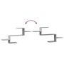Estante de pared madera ingeniería gris Sonoma 104x15x49 cm de , Estantes y estanterías - Ref: Foro24-853205, Precio: 31,77 €...