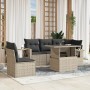 Set de sofás de jardín 6 pzas y cojines ratán sintético gris de , Conjuntos de jardín - Ref: Foro24-3267912, Precio: 457,28 €...