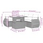 Set de sofás de jardín 6 pzas y cojines ratán sintético gris de , Conjuntos de jardín - Ref: Foro24-3268532, Precio: 474,27 €...
