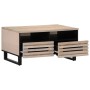 Mesa de centro de madera maciza de mango 80x55x40 cm de , Mesas de centro - Ref: Foro24-377503, Precio: 102,34 €, Descuento: %