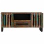 Mueble de TV madera maciza de acacia 100x34x46 cm de , Almacenamiento para CD y DVD - Ref: Foro24-377508, Precio: 140,77 €, D...