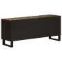Mueble de TV madera maciza de acacia 100x34x46 cm de , Almacenamiento para CD y DVD - Ref: Foro24-377508, Precio: 140,77 €, D...