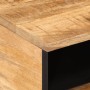 Mesa de centro de madera maciza de mango rugosa 80x55x40 cm de , Mesas de centro - Ref: Foro24-377501, Precio: 103,62 €, Desc...