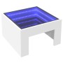 Mesa de centro con Infinity LED blanco 50x50x30 cm de , Mesas de centro - Ref: Foro24-847602, Precio: 71,47 €, Descuento: %