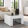 Mesa de centro con Infinity LED blanco 50x50x30 cm de , Mesas de centro - Ref: Foro24-847602, Precio: 71,47 €, Descuento: %