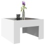 Mesa de centro con Infinity LED blanco 50x50x30 cm de , Mesas de centro - Ref: Foro24-847602, Precio: 71,47 €, Descuento: %